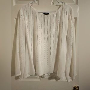 Alfani embellished dress shirt